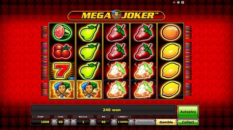 Mega Joker Spielautomat online kostenlos .
